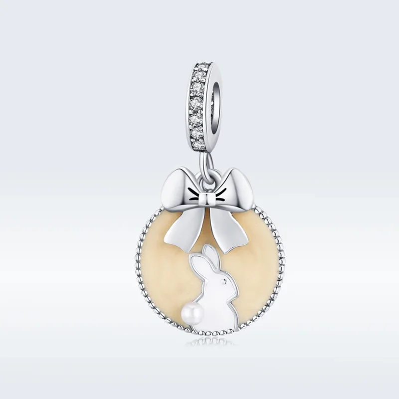 (immagine per) Charm Pendente tipo Pandora Coniglio - SCC1439 - Visualizza 5
