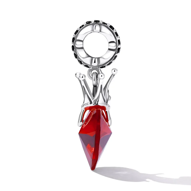 (immagine per) Charm Pendente tipo Pandora Corona Cuore - SCC2247 - Visualizza 3