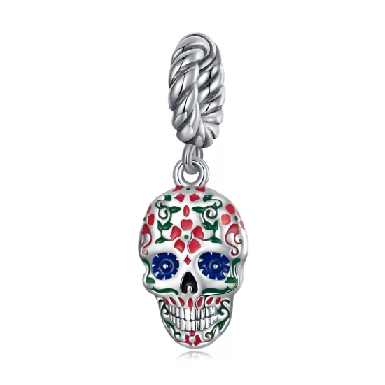 (immagine per) Charm Pendente tipo Pandora Cranio - SCC2361