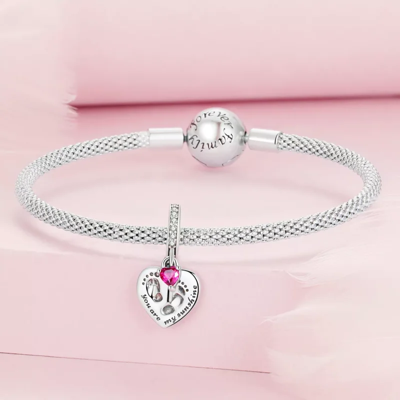 (immagine per) Charm Pendente tipo Pandora Crescendo - BSC686 - Visualizza 3