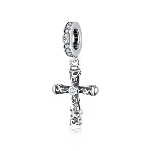 (immagine per) Charm Pendente tipo Pandora Croce d'epoca - BSC313