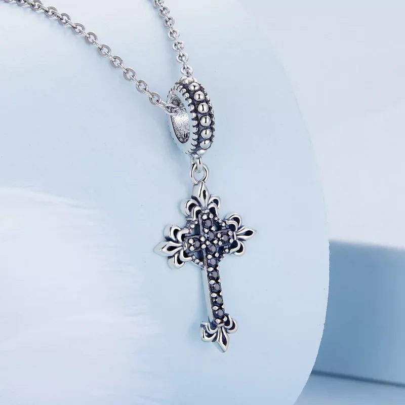 (immagine per) Charm Pendente tipo Pandora Croce d'epoca - BSC669 - Visualizza 2