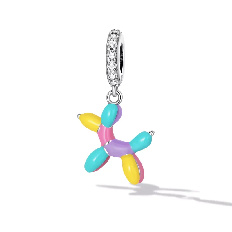 (immagine per) Charm Pendente tipo Pandora Cucciolo di palloncino - SCC2217 - Visualizza 2