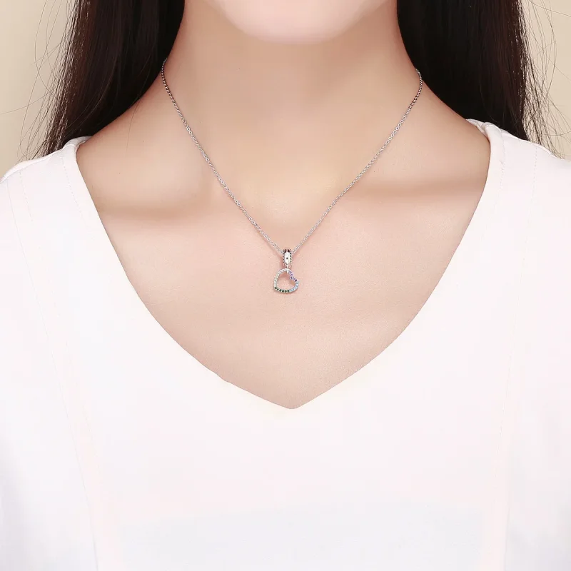 (immagine per) Charm Pendente tipo Pandora Cuore colorato - SCC896 - Visualizza 5