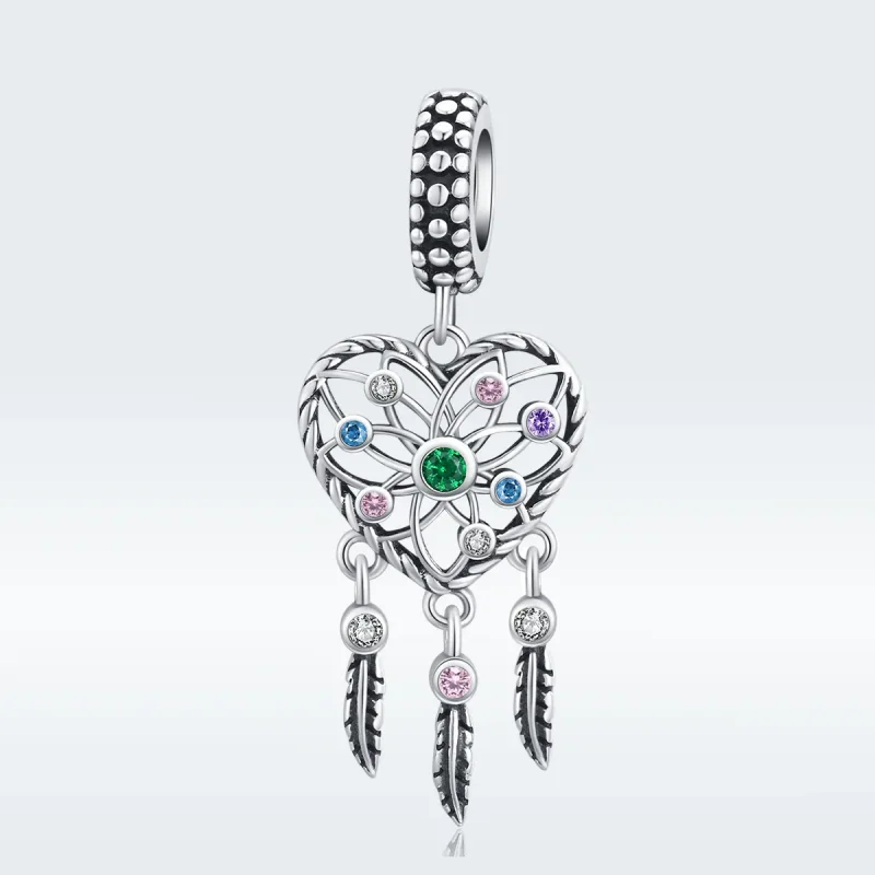 (immagine per) Charm Pendente tipo Pandora Cuore dell'albero genealogico traforato - SCC1445 - Visualizza 5