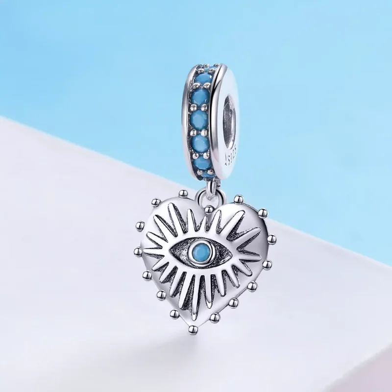 (immagine per) Charm Pendente tipo Pandora Cuore di Boemia - SCC873 - Visualizza 2