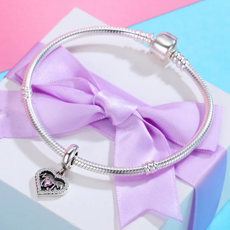 (immagine per) Charm Pendente tipo Pandora Cuore di mamma - SCC392 - Visualizza 4