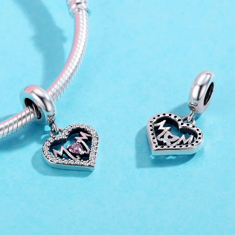 (immagine per) Charm Pendente tipo Pandora Cuore di mamma - SCC392 - Visualizza 5