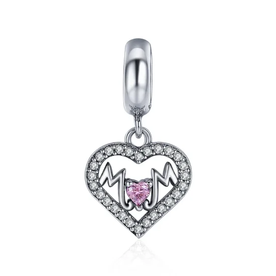 (immagine per) Charm Pendente tipo Pandora Cuore di mamma - SCC392