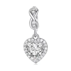 (immagine per) Charm Pendente tipo Pandora Cuore splendente - BSC663