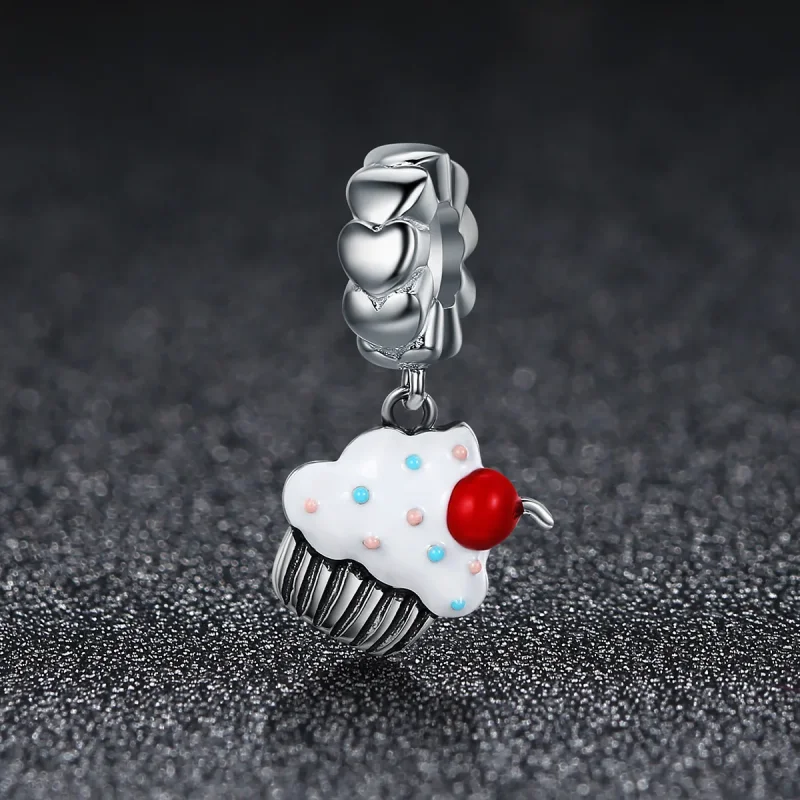 (immagine per) Charm Pendente tipo Pandora Cupcakes - SCC350 - Visualizza 2