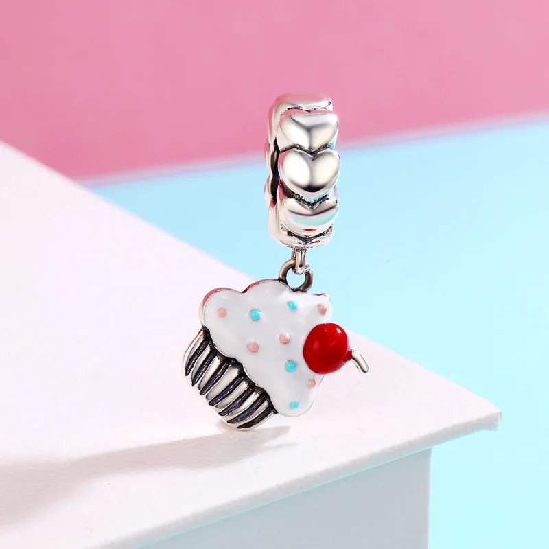 (immagine per) Charm Pendente tipo Pandora Cupcakes - SCC350 - Visualizza 3