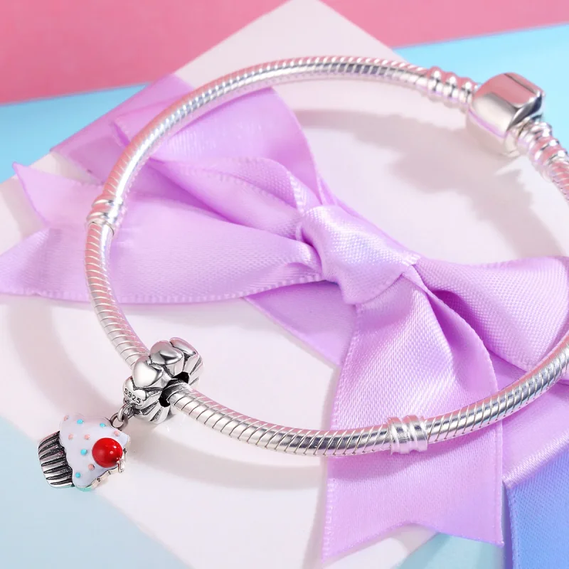 (immagine per) Charm Pendente tipo Pandora Cupcakes - SCC350 - Visualizza 4