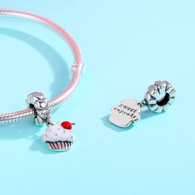 (immagine per) Charm Pendente tipo Pandora Cupcakes - SCC350 - Visualizza 5