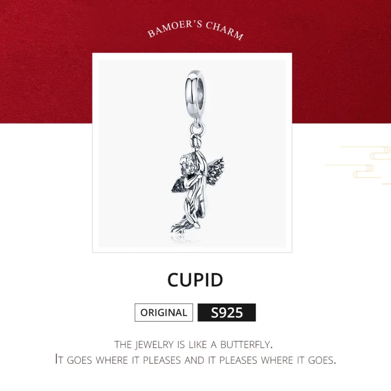 (immagine per) Charm Pendente tipo Pandora Cupido - SCC1405 - Visualizza 8