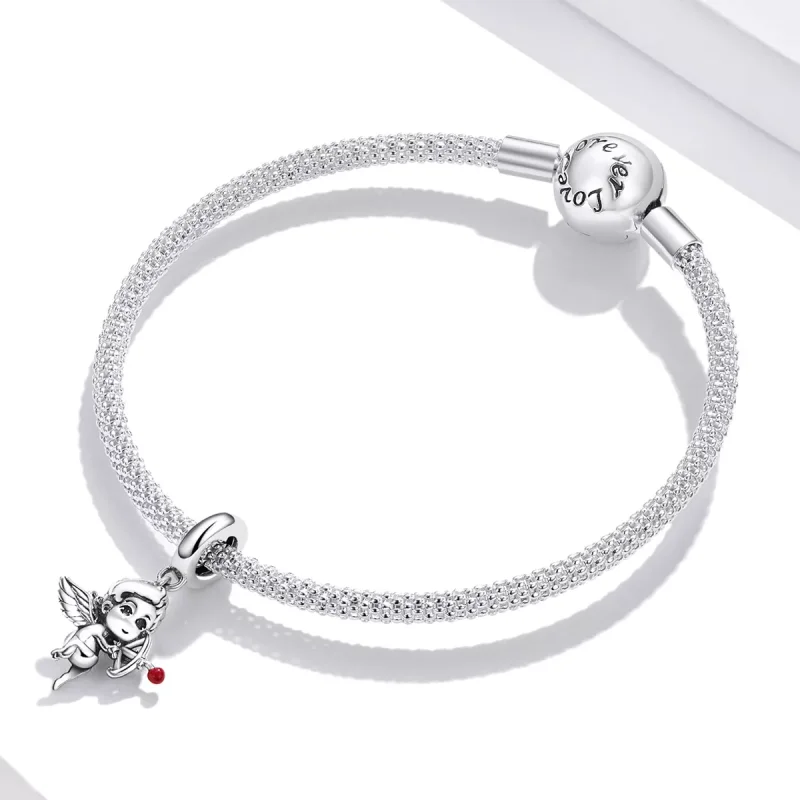 (immagine per) Charm Pendente tipo Pandora Cupido - SCC1898 - Visualizza 3