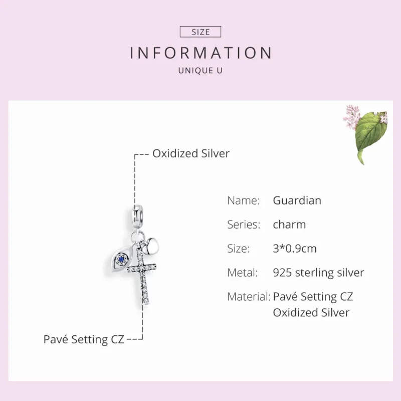 (immagine per) Charm Pendente tipo Pandora Custode - SCC1327 - Visualizza 7