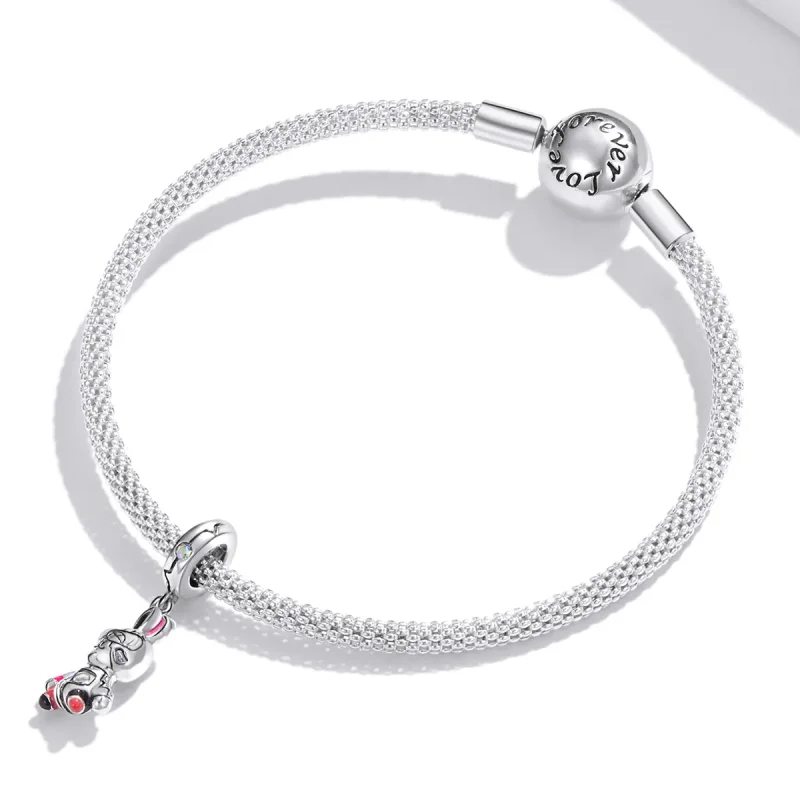 (immagine per) Charm Pendente tipo Pandora Cyberpunk - Coniglio meccanico - SCC1841 - Visualizza 3