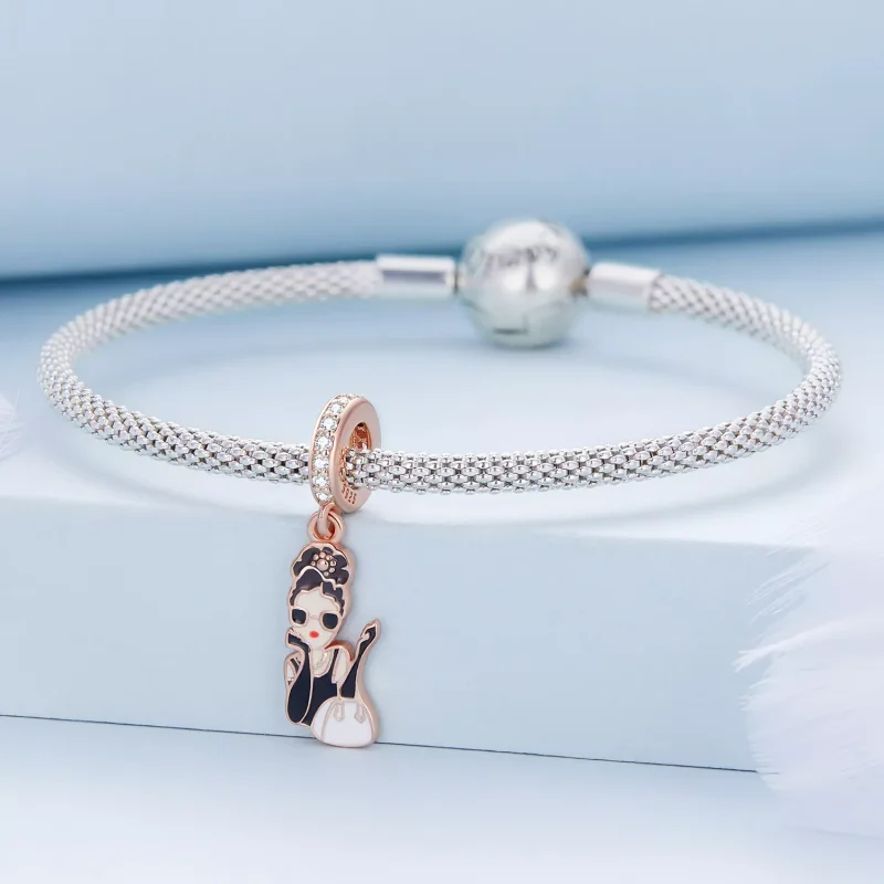 (immagine per) Charm Pendente tipo Pandora Dea Hepburn - BSC641 - Visualizza 3
