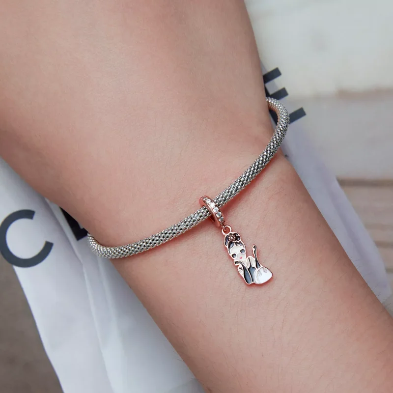 (immagine per) Charm Pendente tipo Pandora Dea Hepburn - BSC641 - Visualizza 5