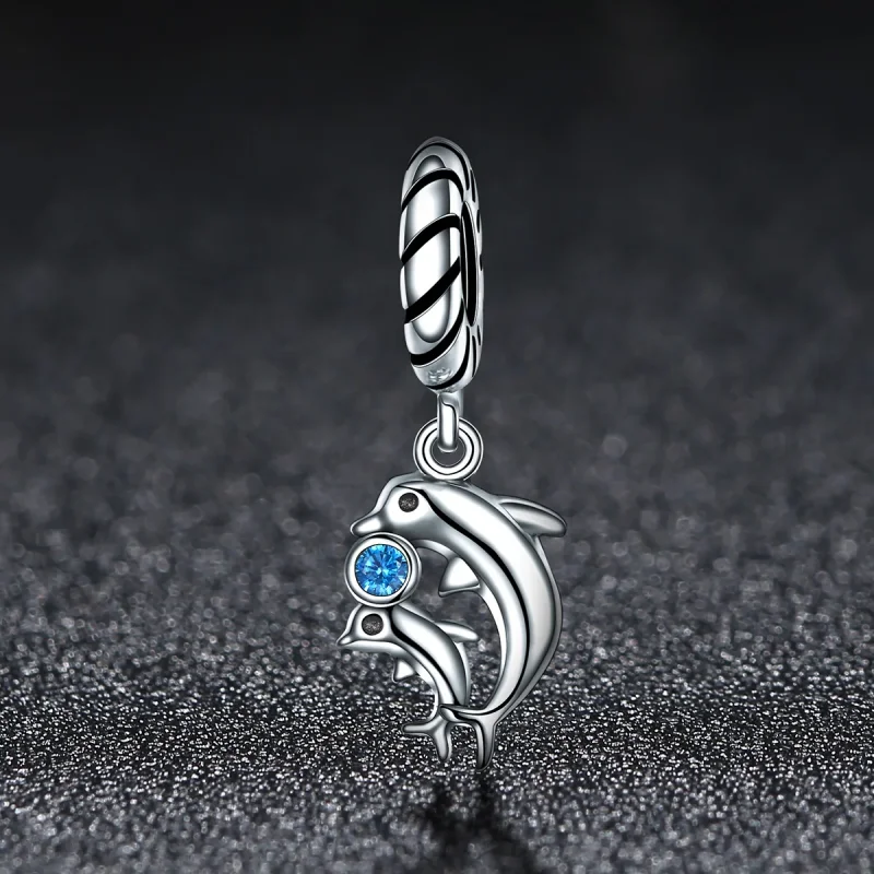 (immagine per) Charm Pendente tipo Pandora Delfino - SCC264 - Visualizza 2