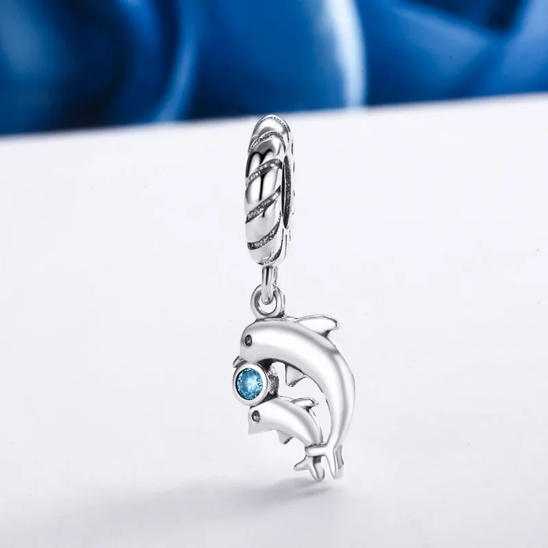 (immagine per) Charm Pendente tipo Pandora Delfino - SCC264 - Visualizza 3