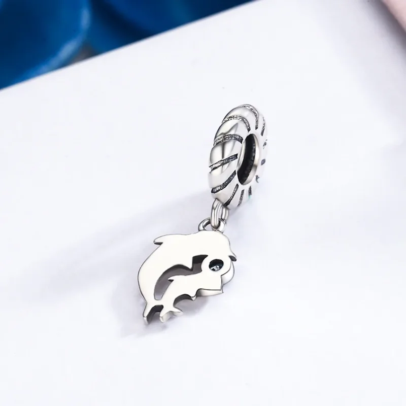 (immagine per) Charm Pendente tipo Pandora Delfino - SCC264 - Visualizza 4