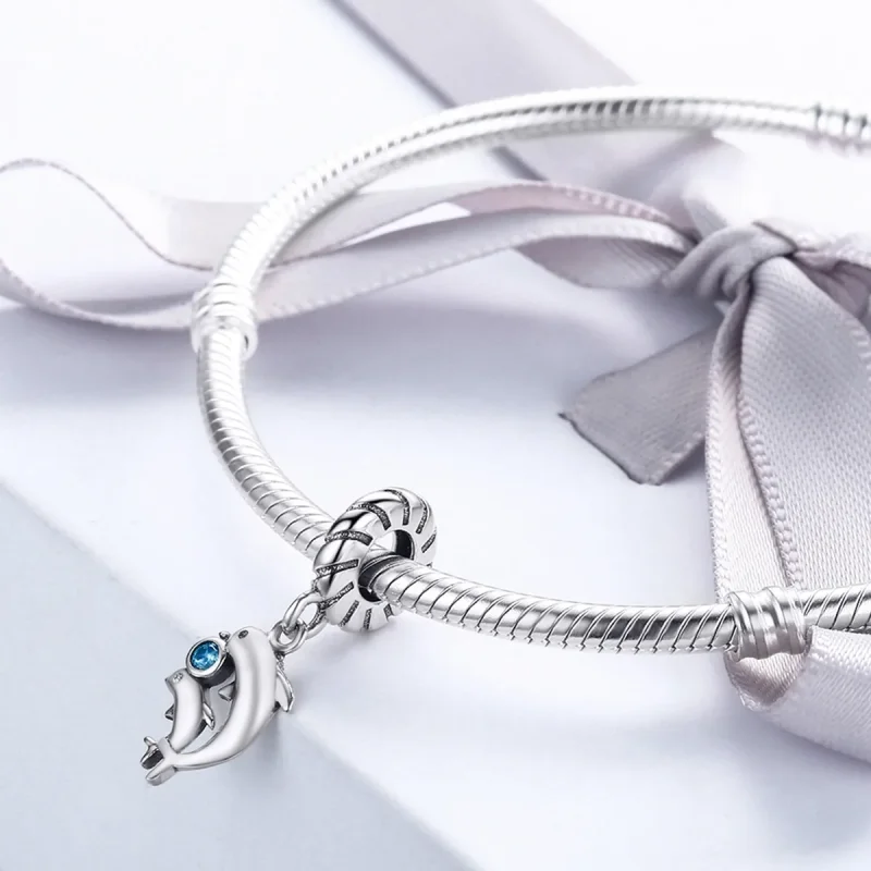 (immagine per) Charm Pendente tipo Pandora Delfino - SCC264 - Visualizza 5