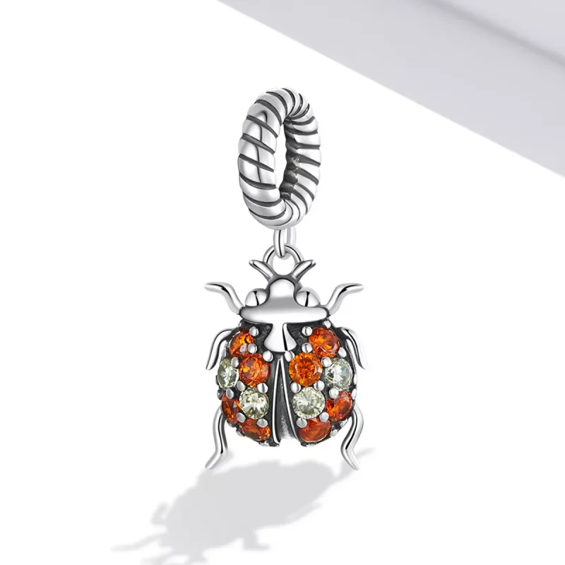 (immagine per) Charm Pendente tipo Pandora Delicata coccinella - SCC2179 - Visualizza 2