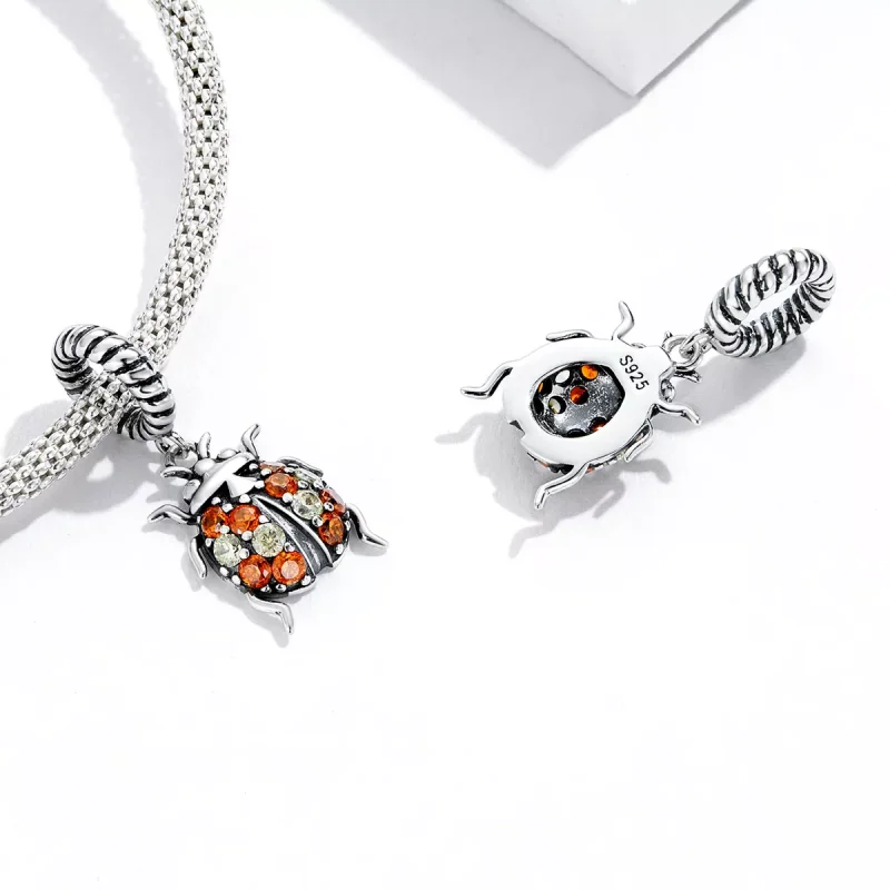 (immagine per) Charm Pendente tipo Pandora Delicata coccinella - SCC2179 - Visualizza 4