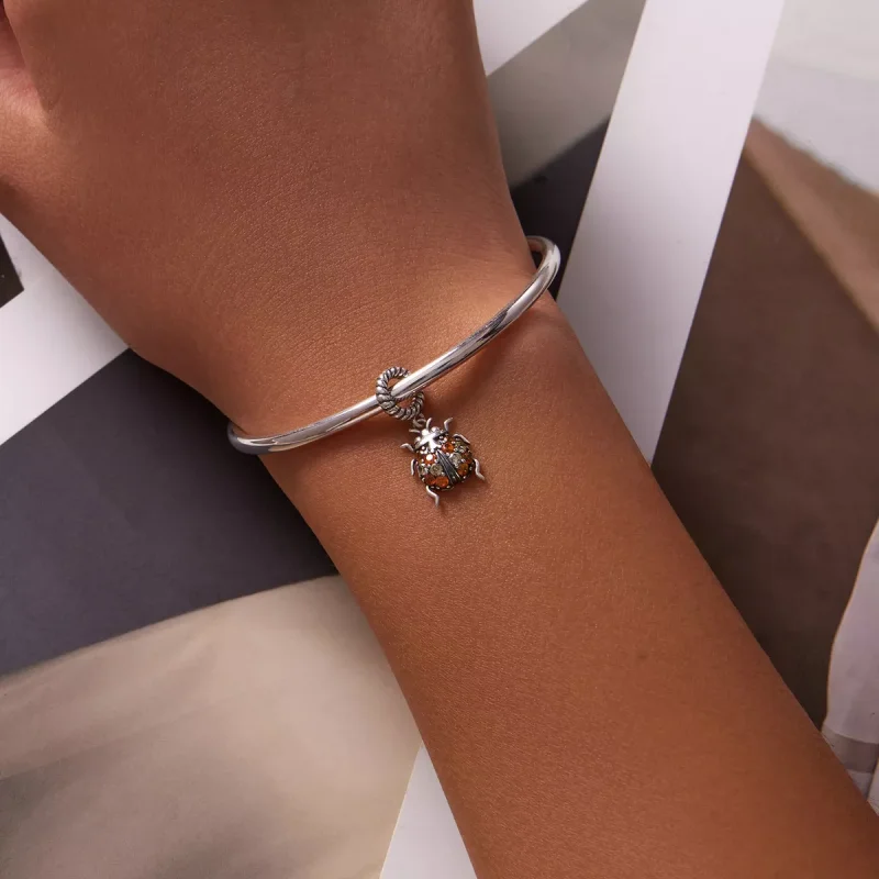 (immagine per) Charm Pendente tipo Pandora Delicata coccinella - SCC2179 - Visualizza 5