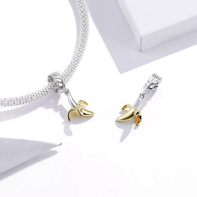 (immagine per) Charm Pendente tipo Pandora Deliziosa Banana - SCC1592 - Visualizza 3