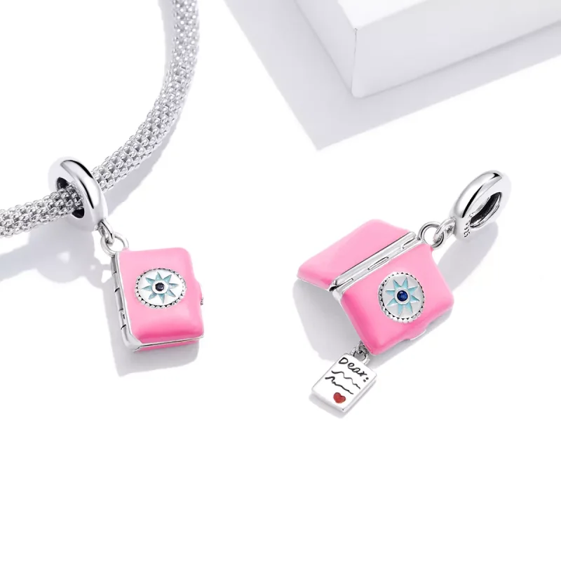(immagine per) Charm Pendente tipo Pandora Diario d'amore - SCC1748 - Visualizza 4