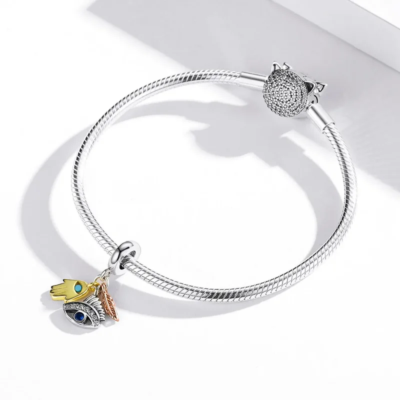 (immagine per) Charm Pendente tipo Pandora Egitto - Guardiano fortunato - SCC1860 - Visualizza 3