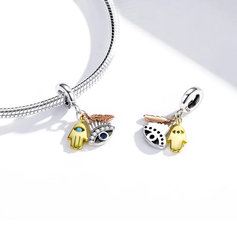 (immagine per) Charm Pendente tipo Pandora Egitto - Guardiano fortunato - SCC1860 - Visualizza 4