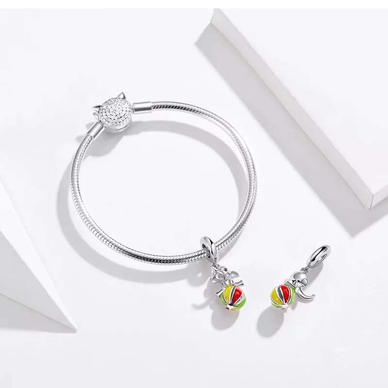 (immagine per) Charm Pendente tipo Pandora Elefante - BSC091 - Visualizza 4