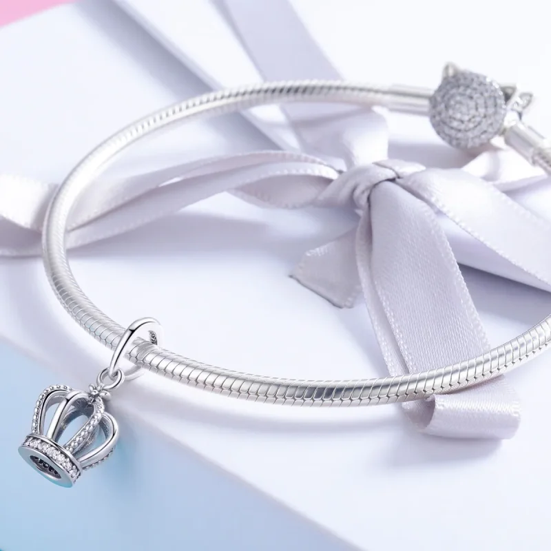 (immagine per) Charm Pendente tipo Pandora Elegante corona - SCC781 - Visualizza 3