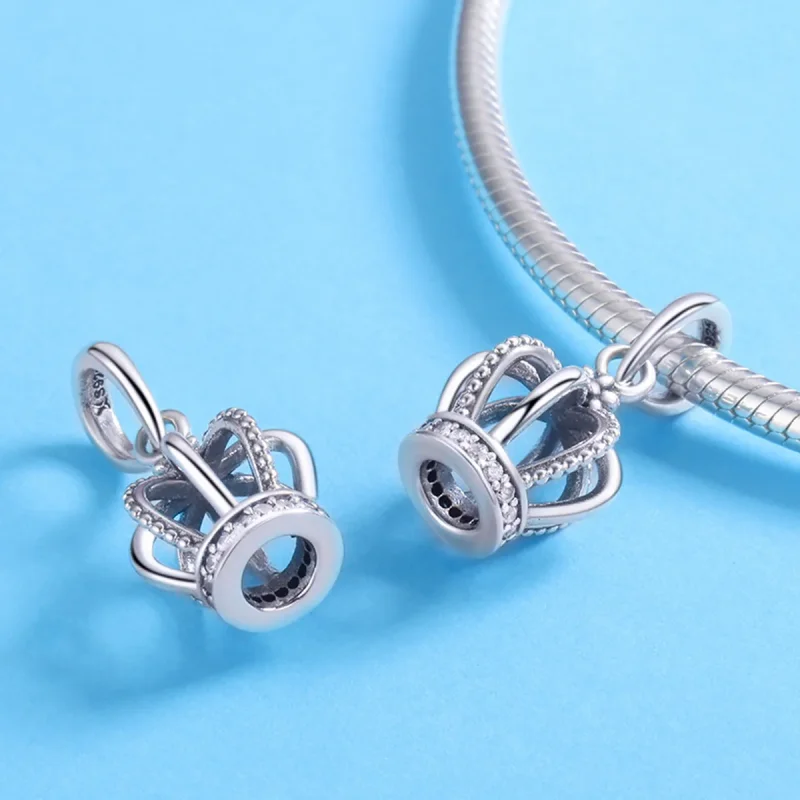 (immagine per) Charm Pendente tipo Pandora Elegante corona - SCC781 - Visualizza 4