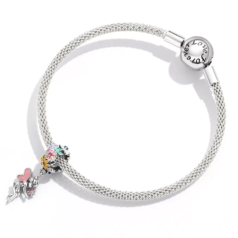 (immagine per) Charm Pendente tipo Pandora Elfo Fiore - BSC592 - Visualizza 4