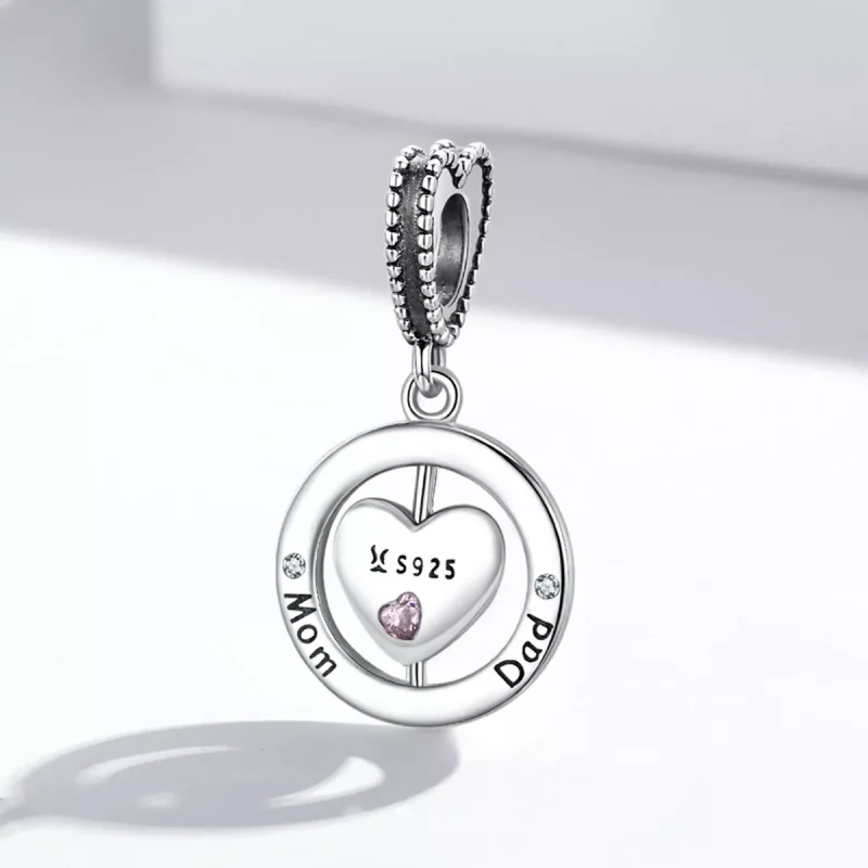 (immagine per) Charm Pendente tipo Pandora Famiglia premurosa - SCC1983 - Visualizza 2