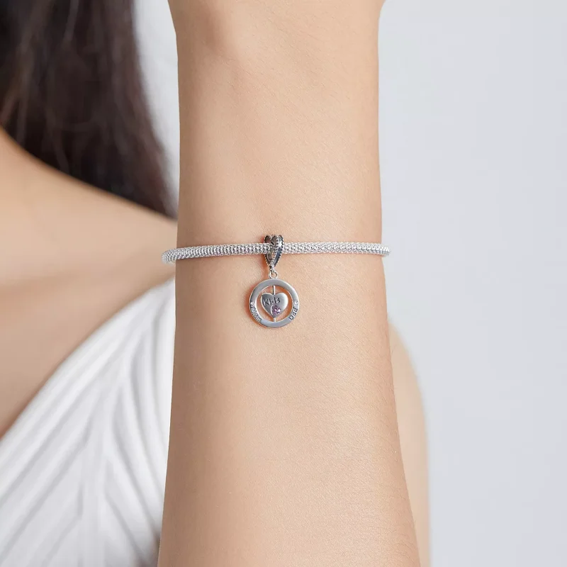 (immagine per) Charm Pendente tipo Pandora Famiglia premurosa - SCC1983 - Visualizza 5