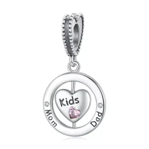 (immagine per) Charm Pendente tipo Pandora Famiglia premurosa - SCC1983