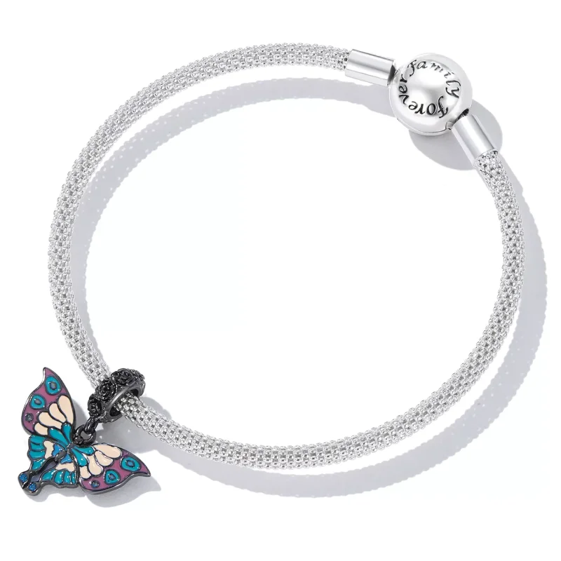 (immagine per) Charm Pendente tipo Pandora Farfalla Artistica - SCC2240 - Visualizza 5