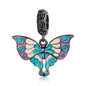 (immagine per) Charm Pendente tipo Pandora Farfalla Artistica - SCC2240