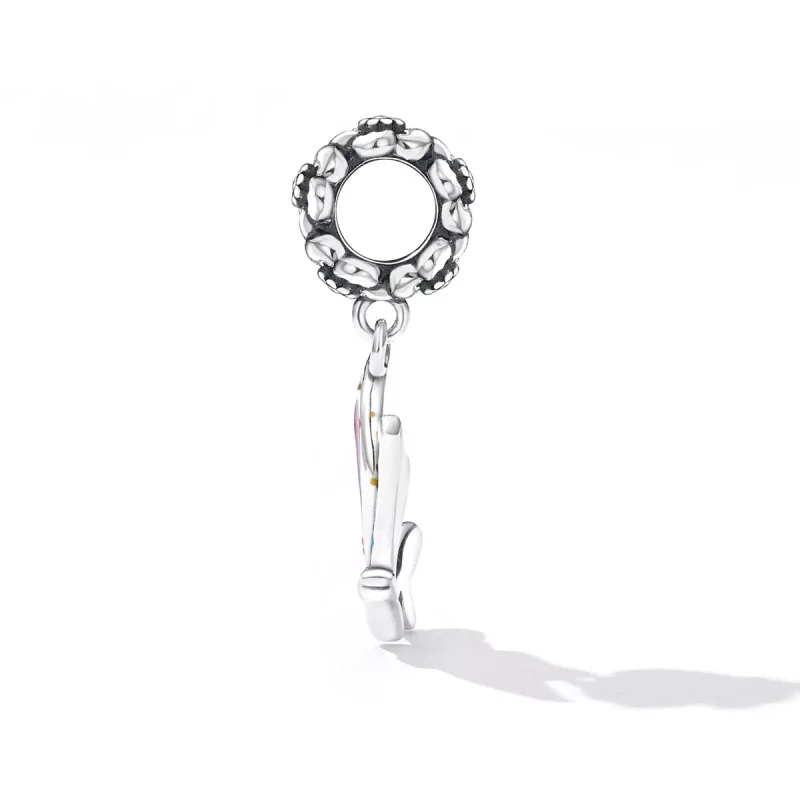 (immagine per) Charm Pendente tipo Pandora Farfalla colorata - SCC2216 - Visualizza 3