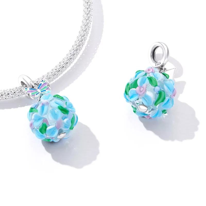 (immagine per) Charm Pendente tipo Pandora Farfalle - SCC2214 - Visualizza 5