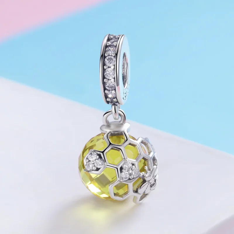 (immagine per) Charm Pendente tipo Pandora Favo - SCC879 - Visualizza 2