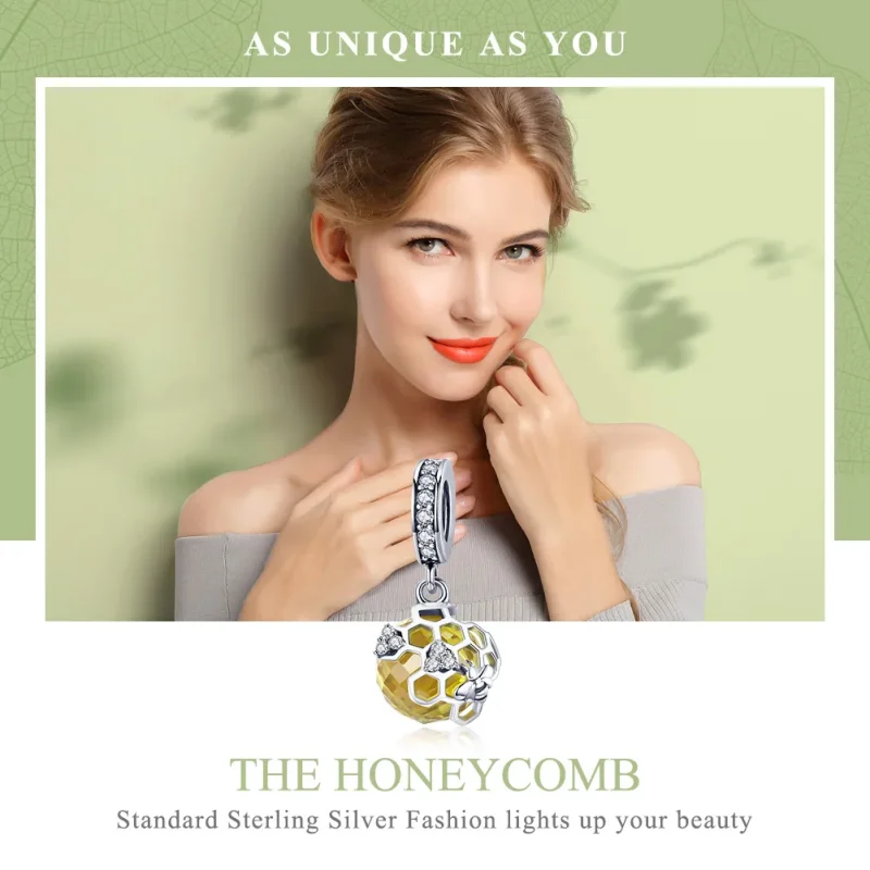 (immagine per) Charm Pendente tipo Pandora Favo - SCC879 - Visualizza 6