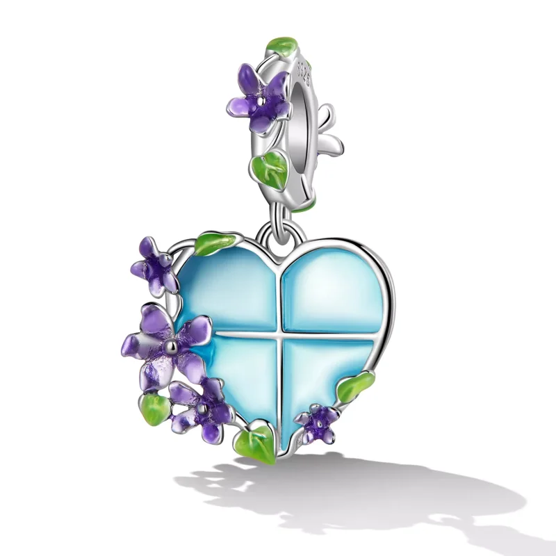 (immagine per) Charm Pendente tipo Pandora Finestra dei fiori - SCC2323 - Visualizza 2