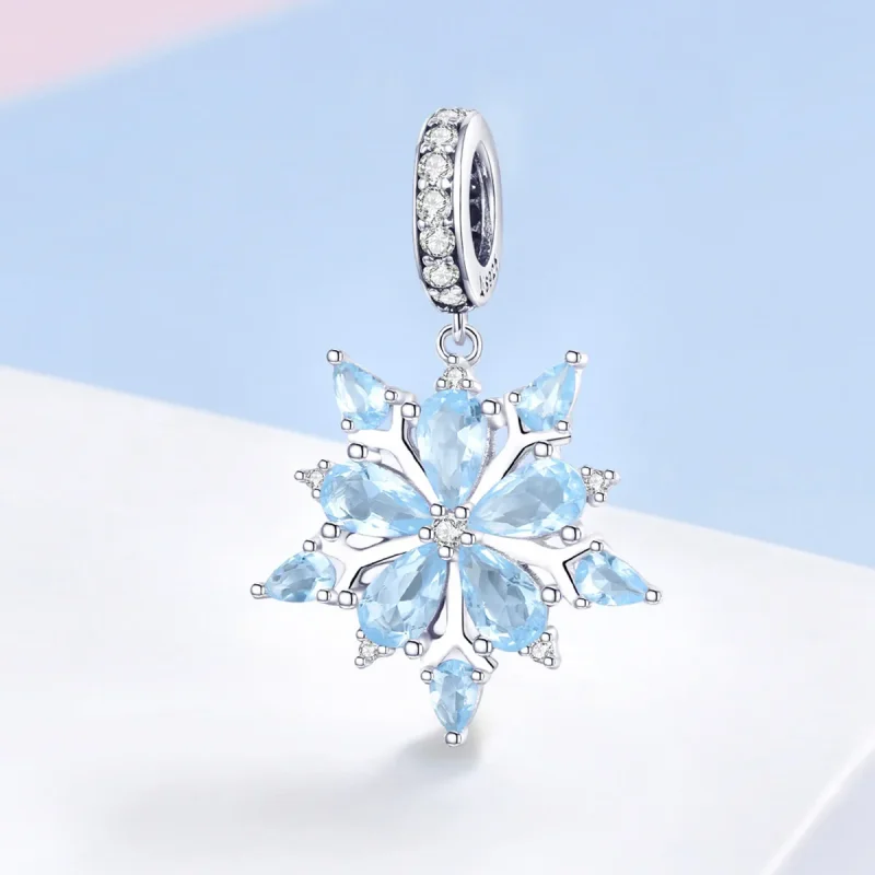 (immagine per) Charm Pendente tipo Pandora Fiocchi di neve - SCC940 - Visualizza 2
